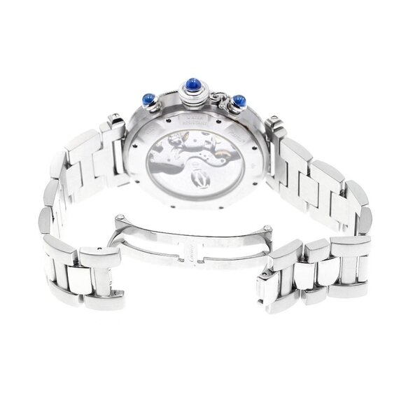 CARTIER Pasha 38mm W31030H3 Chronograph Silver Dial Automatic Men's Watch_880856 - Picture 5 of 6